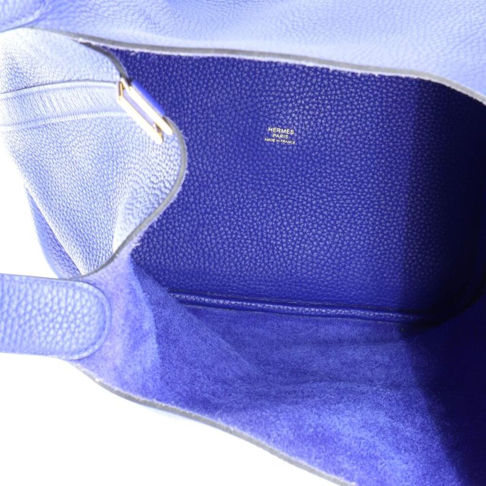 Hermes Picotin Lock Bag Clemence GM Blue - Picture 5 of 9